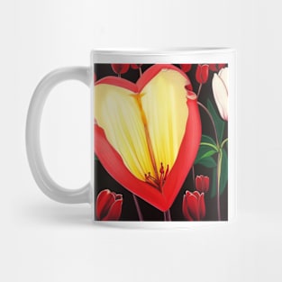 Digital Tulip Bulb Blossoms Mug